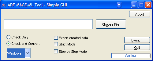 Simple GUI screenshot